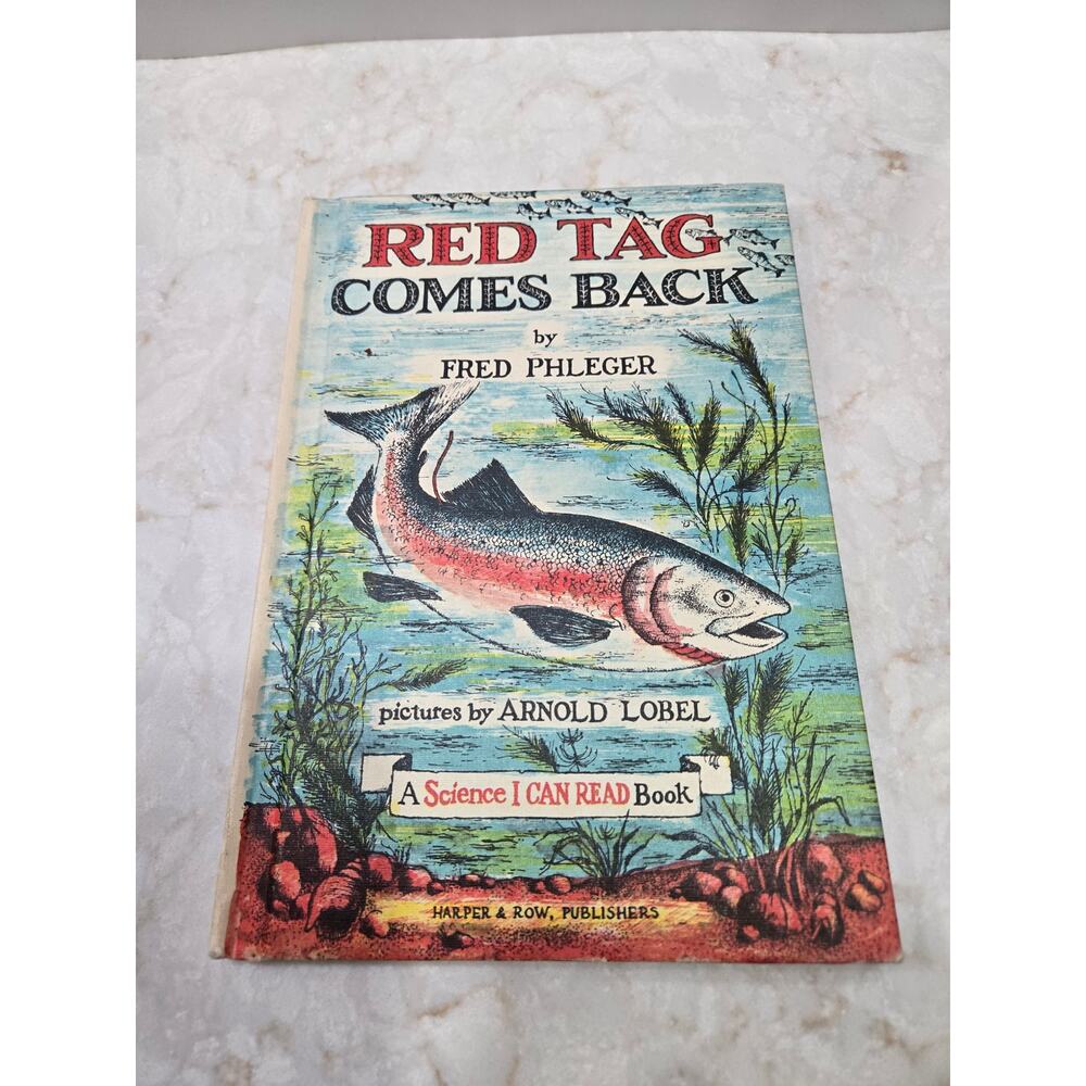 Vintage 1961 I Can Read Book Children's Red Tag Comes Back by Fred Phleger